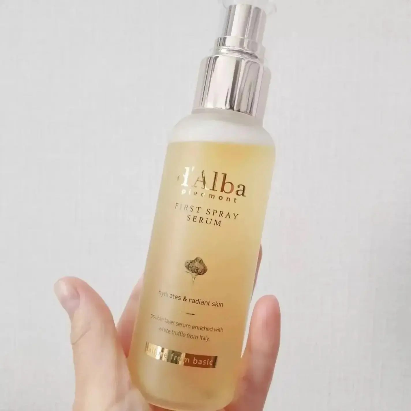 ダルバ ホワイトトリュフファーストスプレーセラム/ダルバ/ミスト状化粧水を使ったクチコミ(2枚目)
