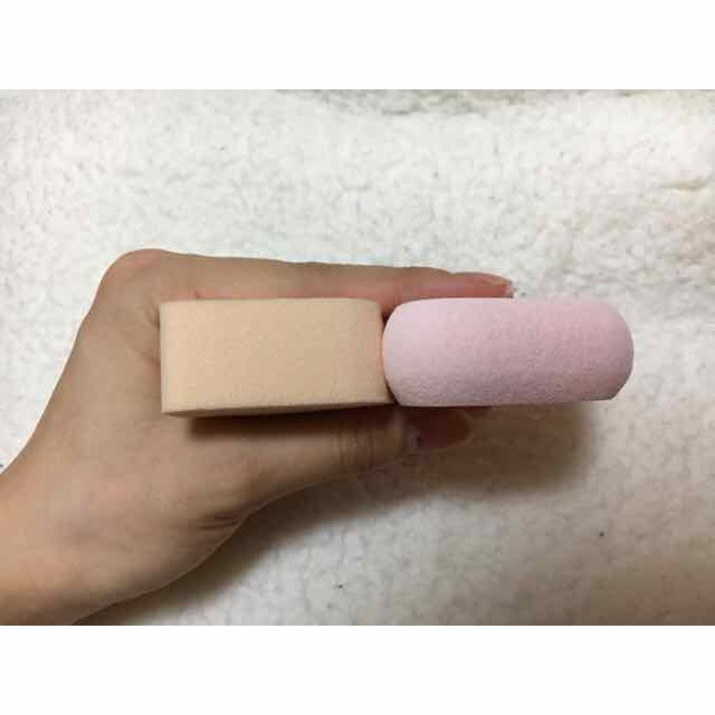 バリュースポンジ ダイヤ型 タイプM 6P/ロージーローザ/パフ・スポンジを使ったクチコミ(3枚目)