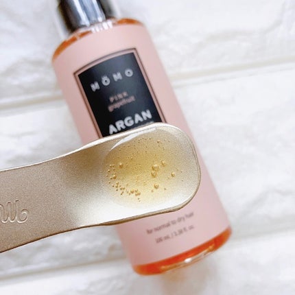 モモアルガンヘアエッセンス/ガランビュー/ヘアオイルを使ったクチコミ(3枚目)