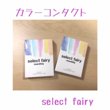 セレクトフェアリー マンスリー (select fairy monthly) LIME OLIVE/FAIRY/１ヶ月（１MONTH）カラコンを使ったクチコミ（1枚目）