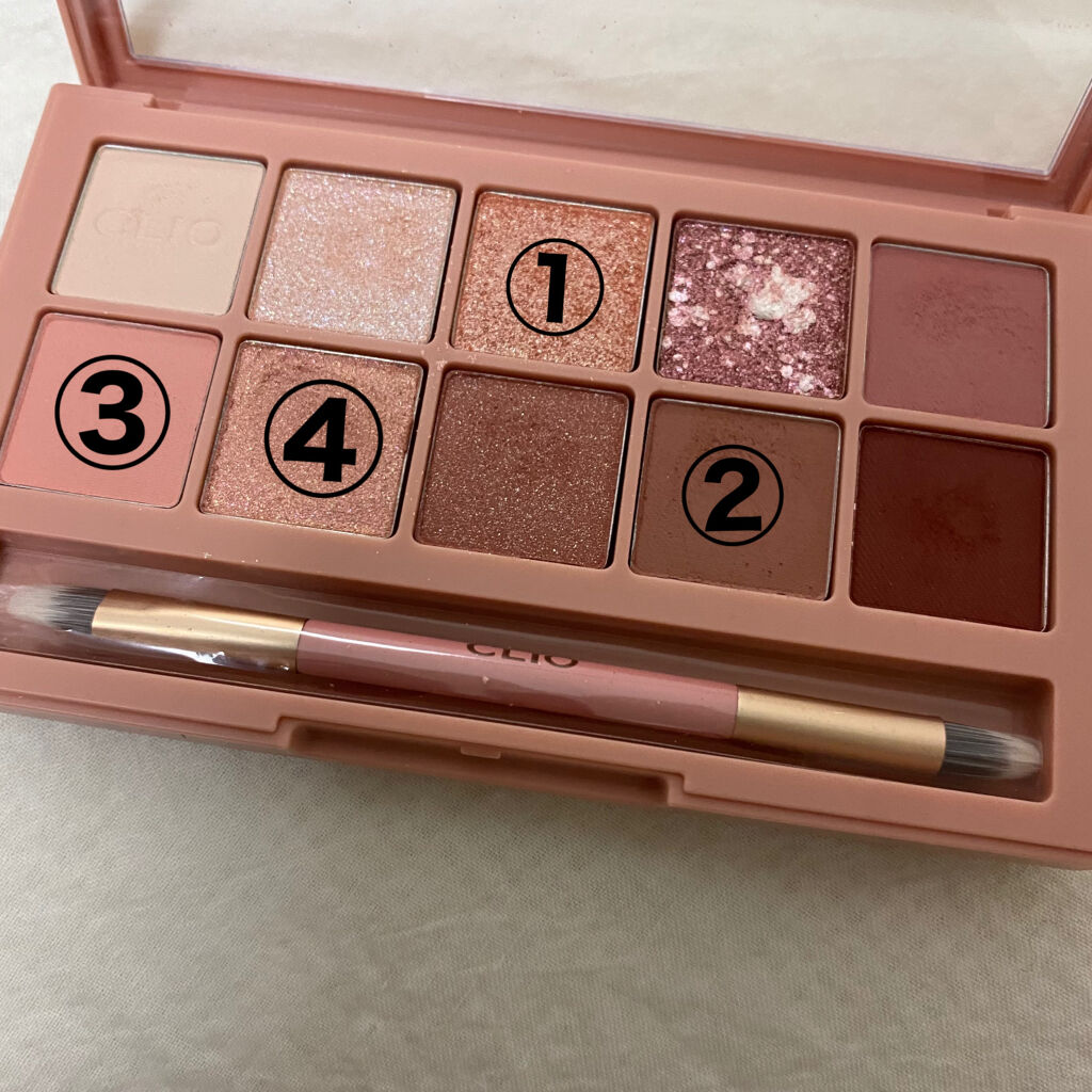 プロ アイ パレット/CLIO/アイシャドウパレットを使ったクチコミ（2枚目）