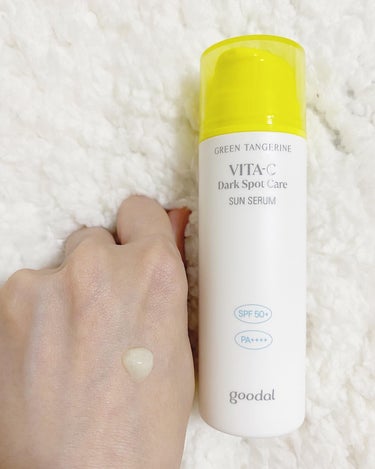 goodal グーダルビタCダークスポットケアサンセラムのクチコミ「goodal
Green Tangerine Vita C Dark Spot Care Su.....」（2枚目）