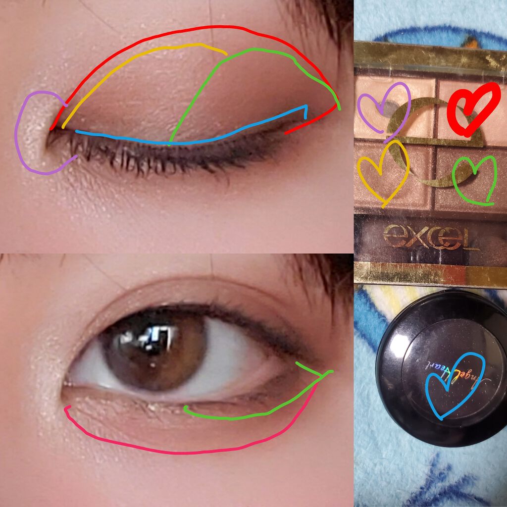 エンジェル ハート アイカラーズ/エンジェルハート/単色アイシャドウを使ったクチコミ（2枚目）