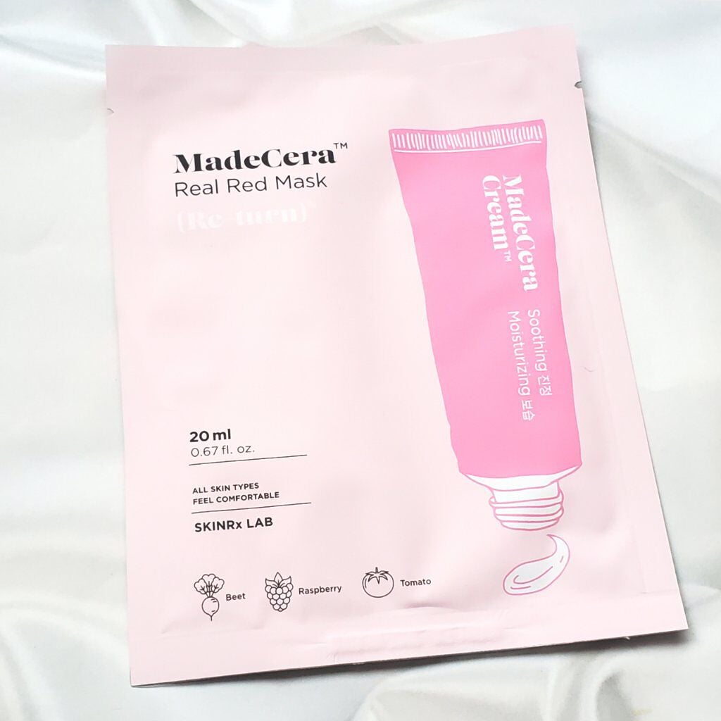 マデセラリアルレッドマスク/SKINRx LAB/シートマスク・パックを使ったクチコミ(1枚目)