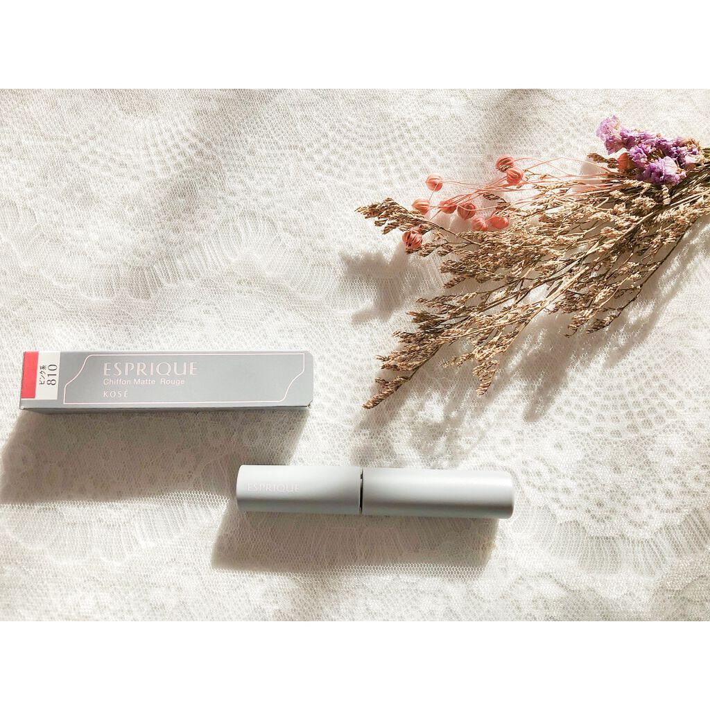 シフォンマット ルージュ/ESPRIQUE/口紅を使ったクチコミ（1枚目）