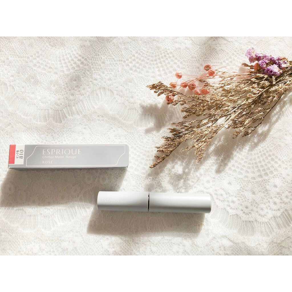 シフォンマット ルージュ/ESPRIQUE/口紅を使ったクチコミ(1枚目)