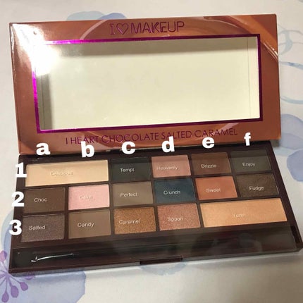 アイラブチョコレート/MAKEUP REVOLUTION/アイシャドウパレットを使ったクチコミ(2枚目)