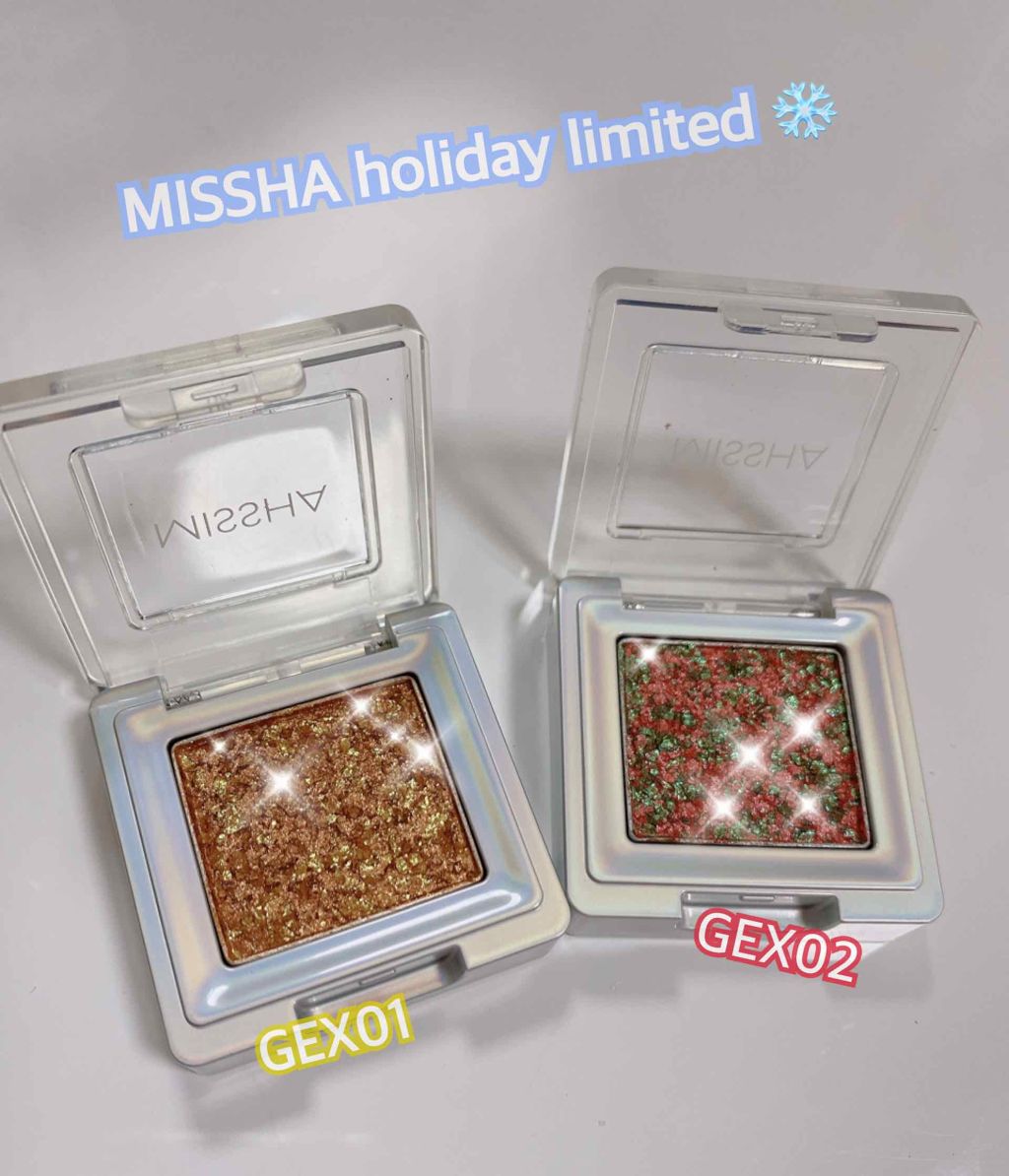 グリッタープリズム シャドウ/MISSHA/グリッターを使ったクチコミ（1枚目）