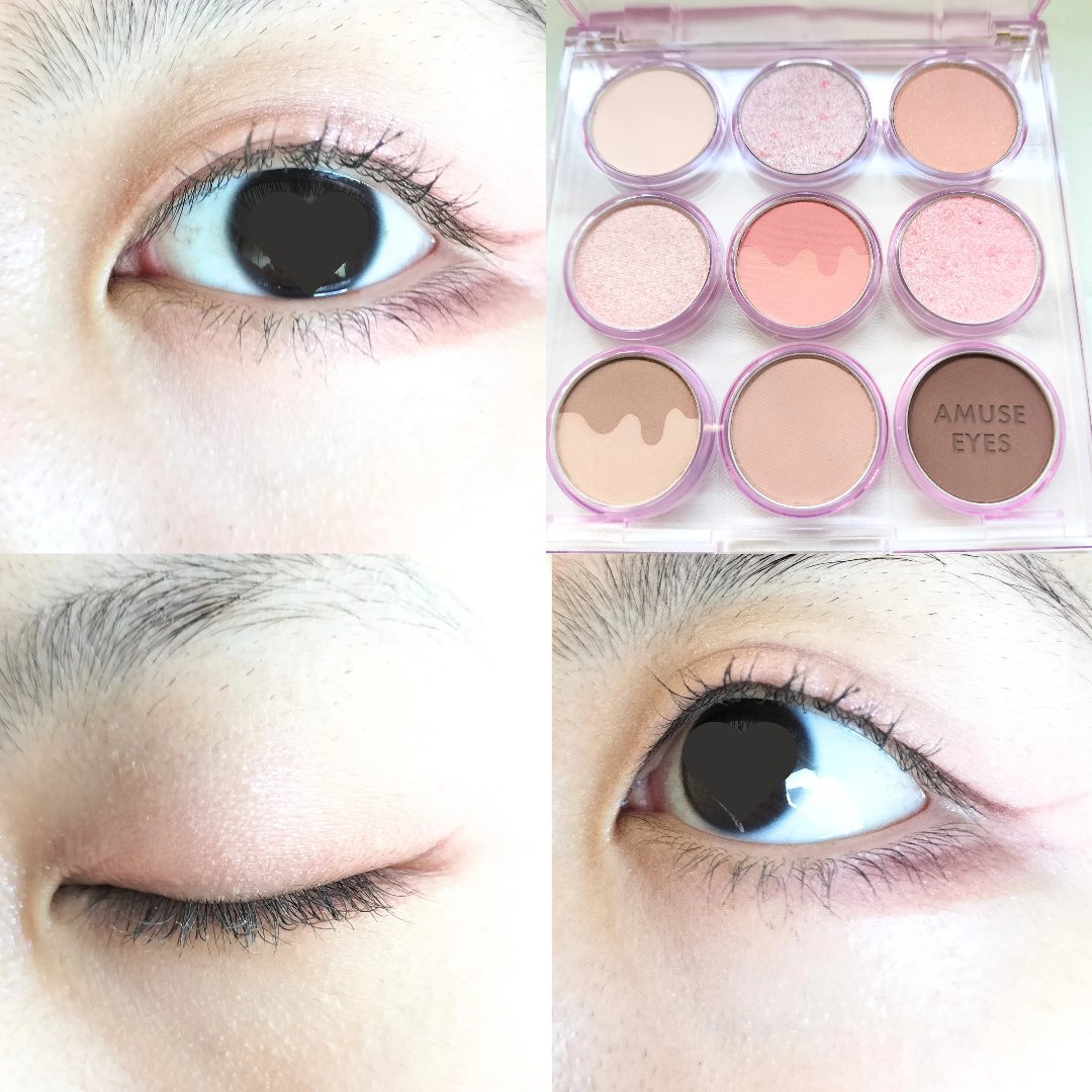 アイカラーパレット/AMUSE/アイシャドウパレットを使ったクチコミ（3枚目）