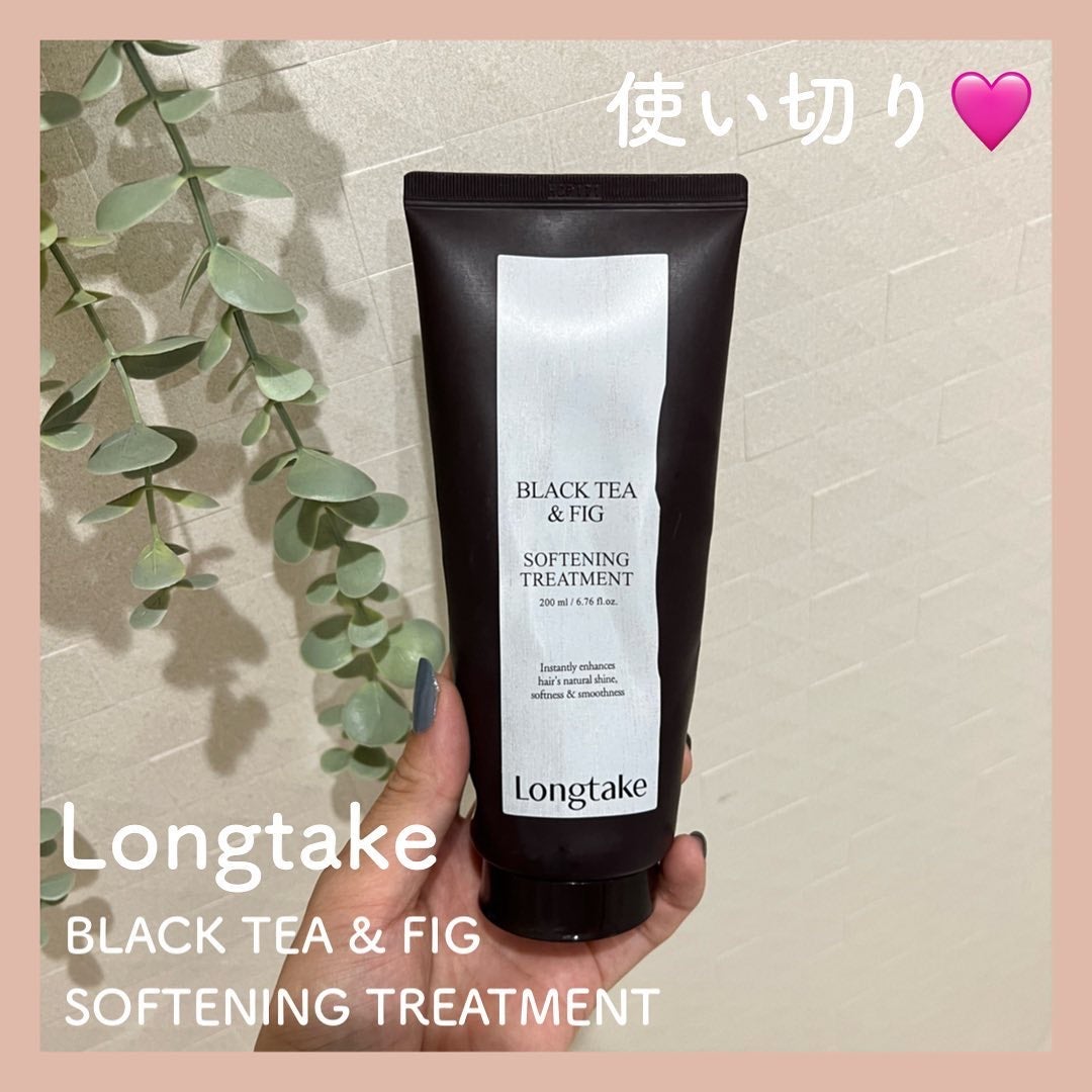 ブラックティー&フィグソフトニングトリートメント/Longtake/洗い流すヘアトリートメントを使ったクチコミ(1枚目)