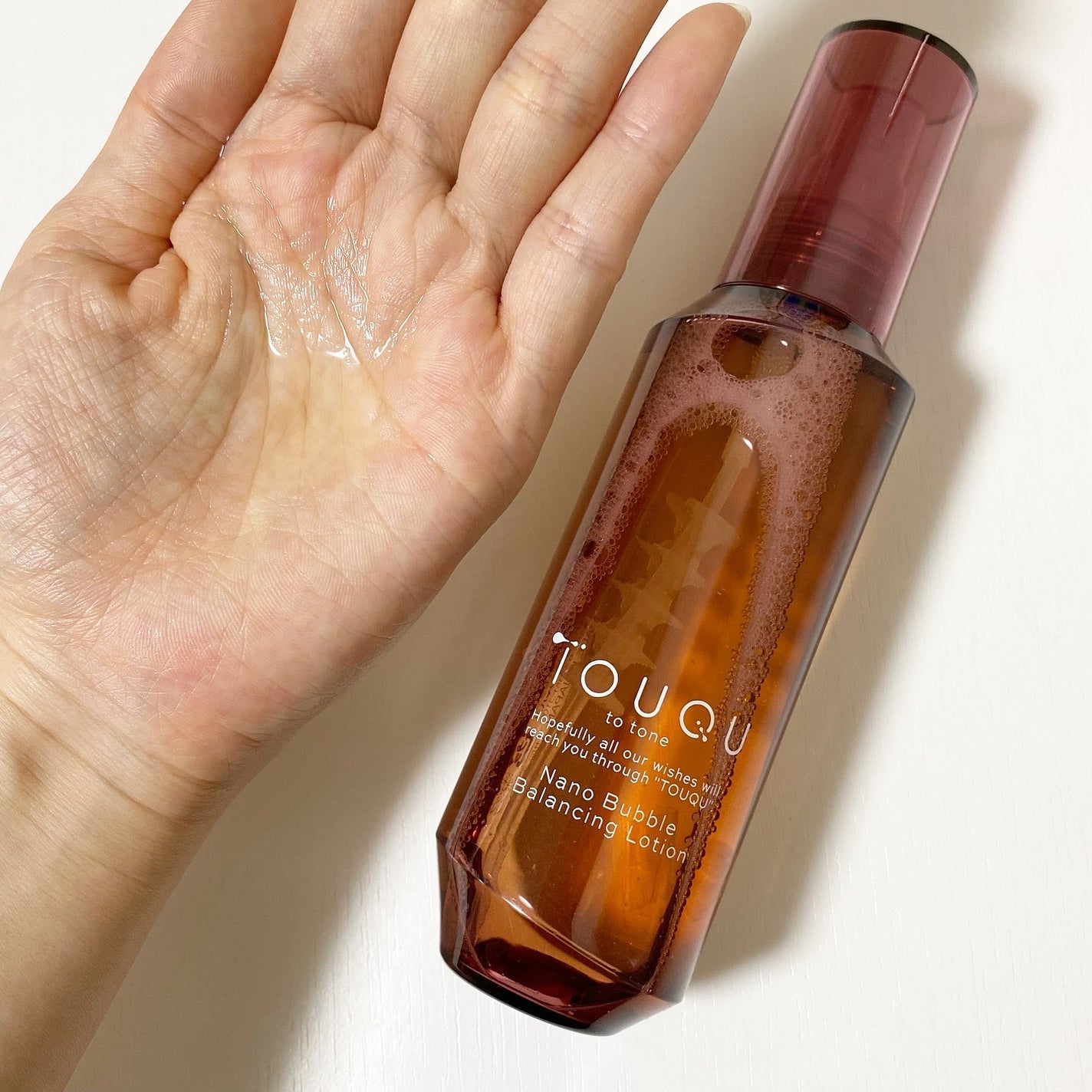 TOUQU to tone ナノバブル バランシングローション/TOUQU to tone/化粧水を使ったクチコミ(3枚目)