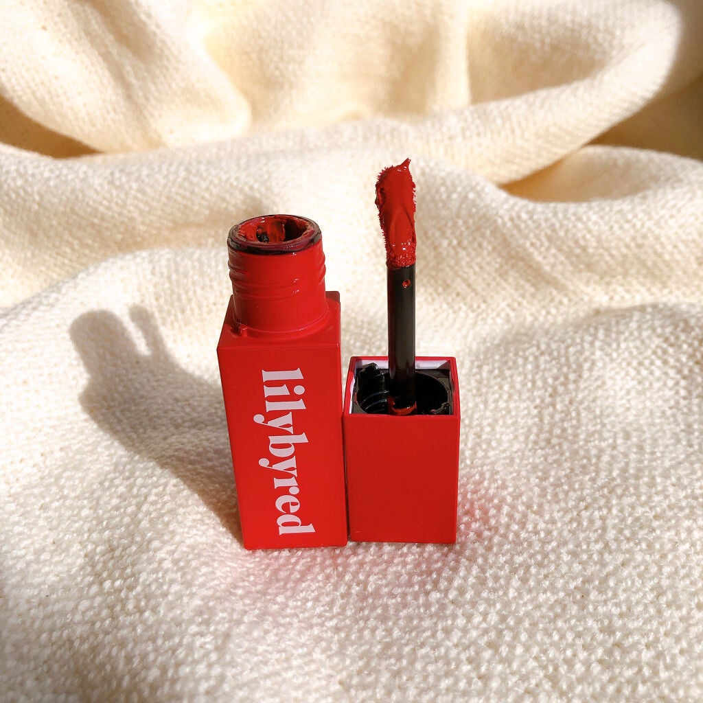 ブラッディライアー コーティングティント/lilybyred/リップティントを使ったクチコミ(2枚目)