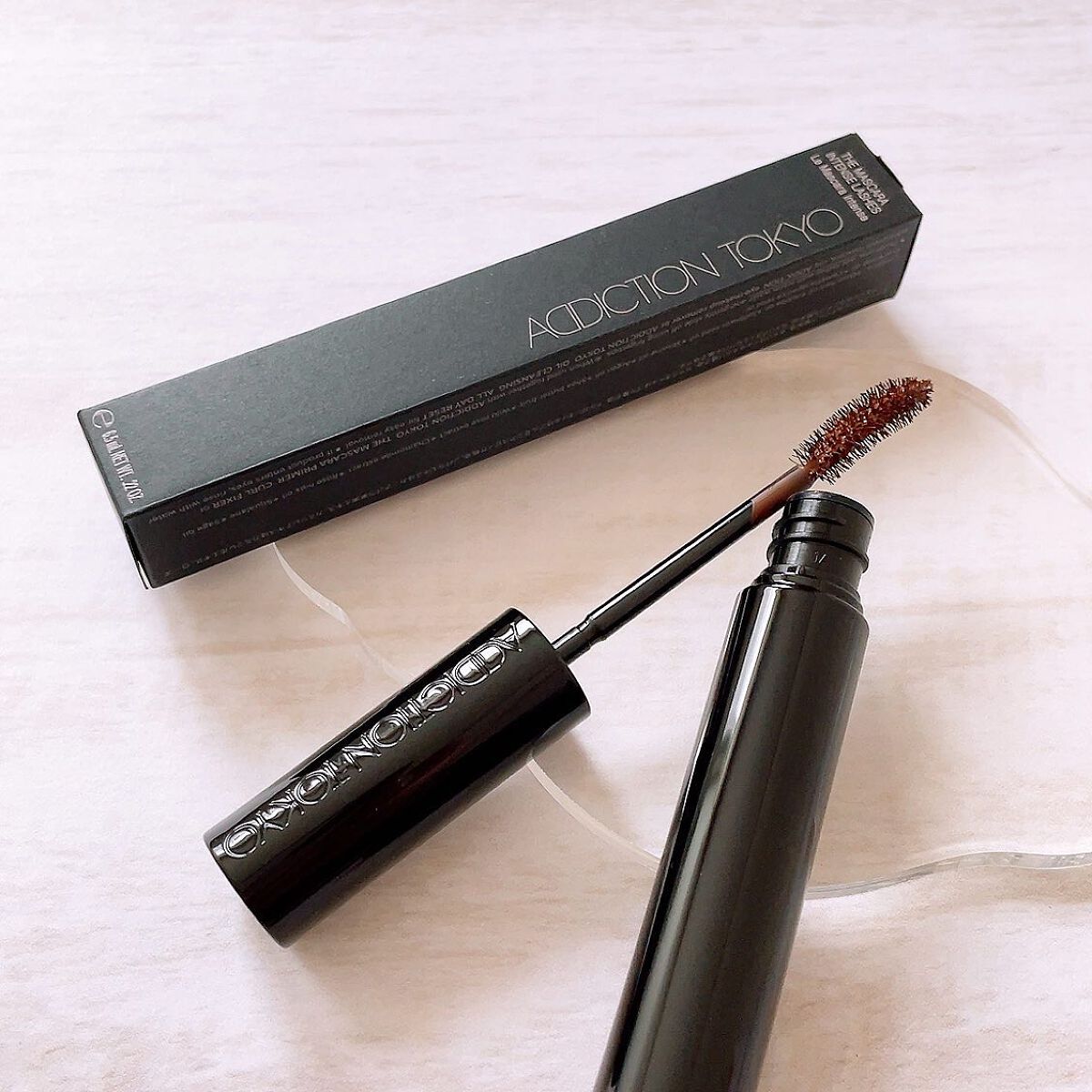 ザ マスカラ　インテンス ラッシュ 002 Honey Brunette/ADDICTION/マスカラを使ったクチコミ（1枚目）