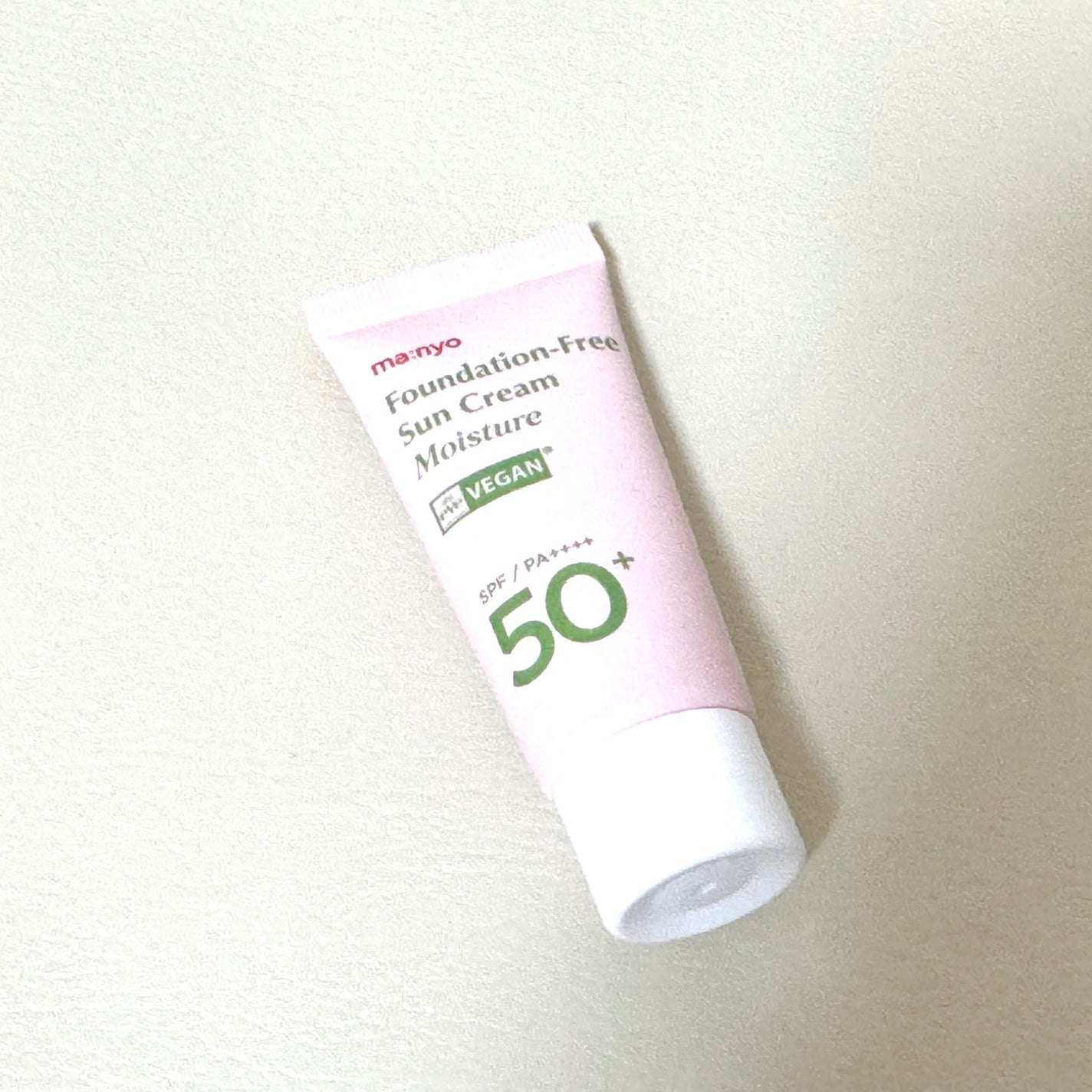 ファンデフリー サンクリーム モイスチャー/manyo/日焼け止めクリームを使ったクチコミ(1枚目)