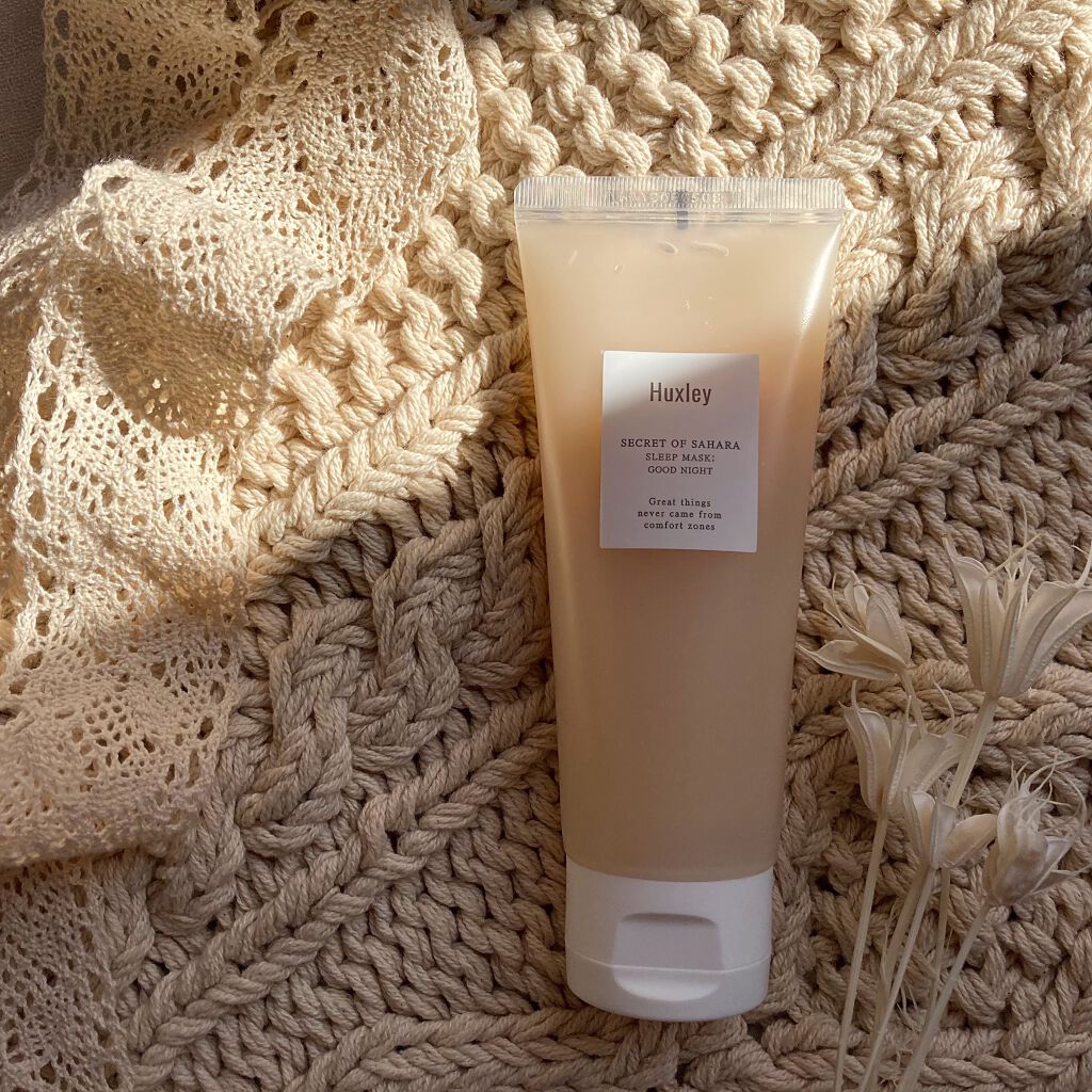 スリープマスク；グッドナイト/Huxley/洗い流すパック・マスクを使ったクチコミ（1枚目）