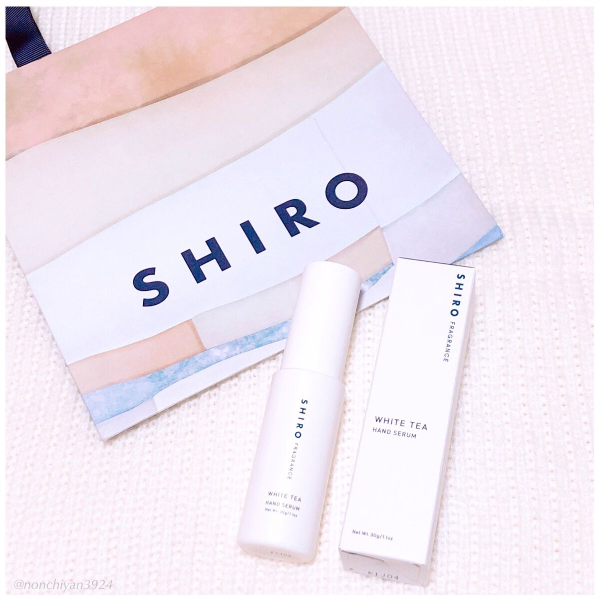 ホワイトティー ハンド美容液/SHIRO/ハンドクリームを使ったクチコミ（1枚目）