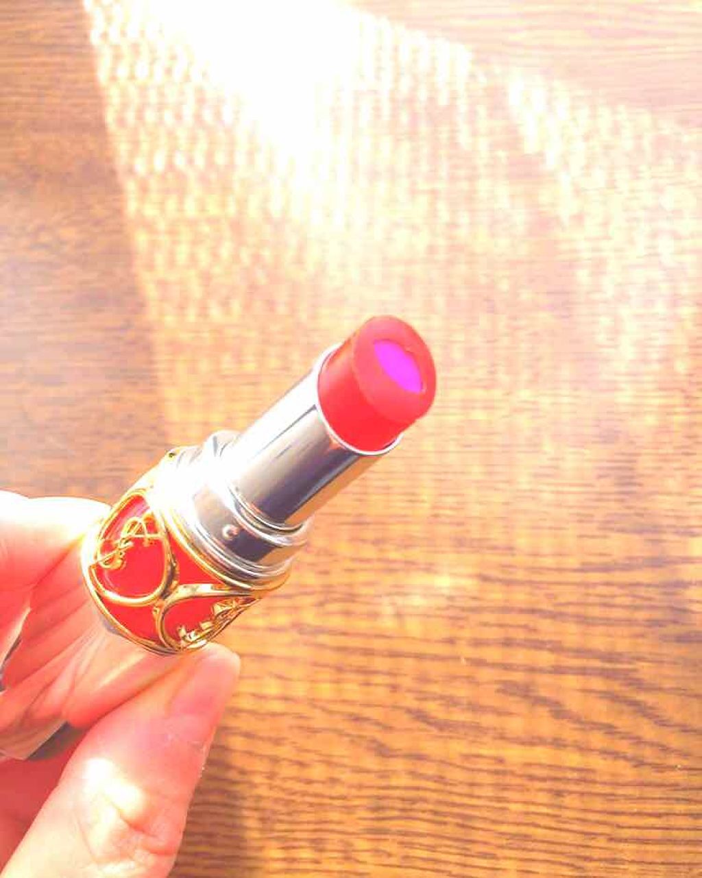 ヴォリュプテ ティントインバーム/YVES SAINT LAURENT BEAUTE/口紅を使ったクチコミ(2枚目)