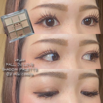 KEYBO FALL IN LOVE SHADOW PALETTE/keybo/アイシャドウパレットを使ったクチコミ(1枚目)