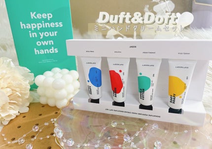 シグネチャーパフュームハンドクリームミニチュアギフトセット/DUFT&DOFT/ハンドクリームを使ったクチコミ(1枚目)