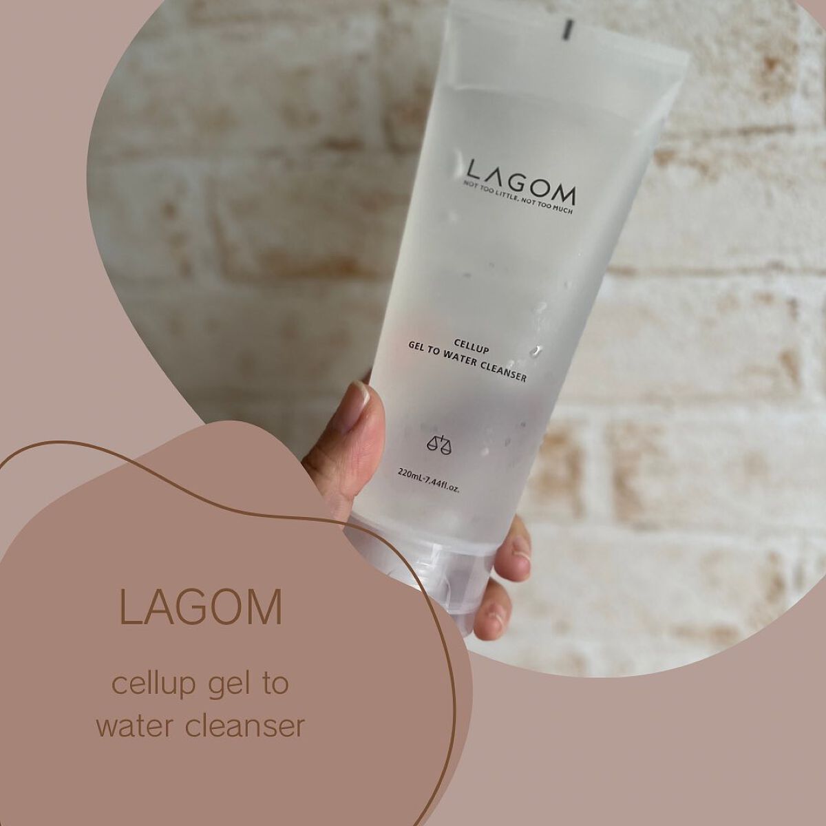 ラゴム ジェルトゥウォーター クレンザー(朝用洗顔)/LAGOM /その他洗顔料を使ったクチコミ(1枚目)