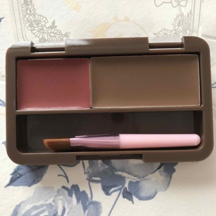 Blooming Kitty アイブロウパレット/DAISO/パウダーアイブロウを使ったクチコミ(2枚目)