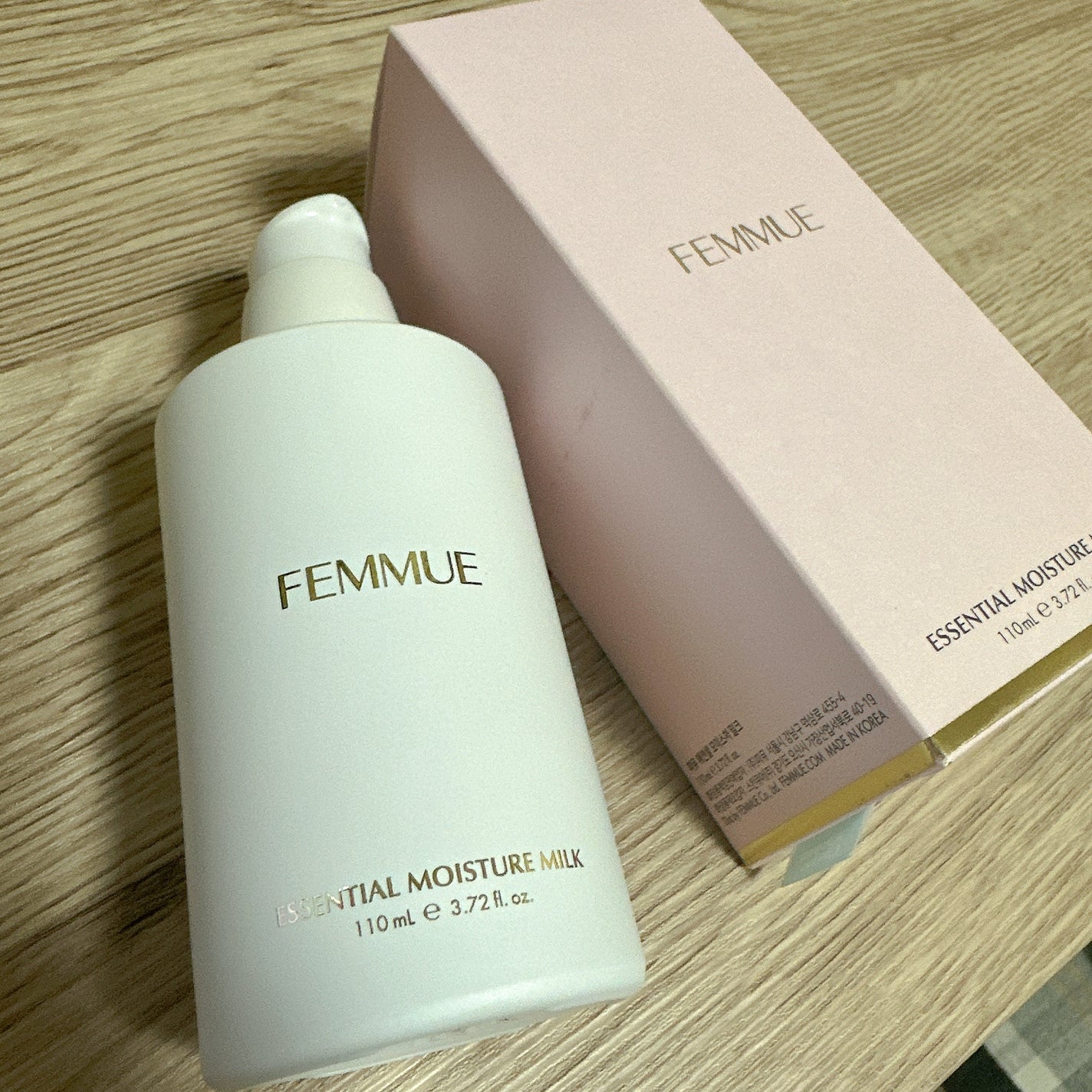 エッセンシャル モイスチャーミルク/FEMMUE/乳液を使ったクチコミ(1枚目)