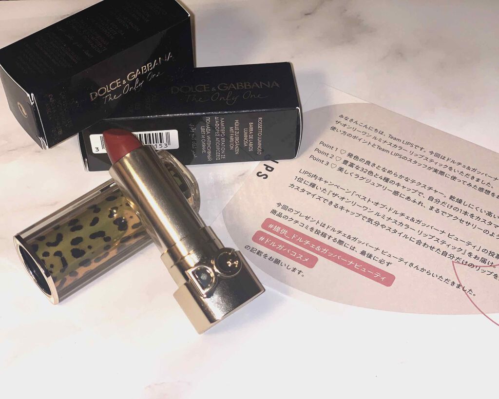 ã¶ã»ãªã³ãªãŒã¯ã³ ã«ããã¹ã«ã©ãŒ ãªããã¹ãã£ãã¯/DOLCE&GABBANA BEAUTY/å£çŽ
ã䜿ã£ãã¯ãã³ãïŒ1æç®ïŒ