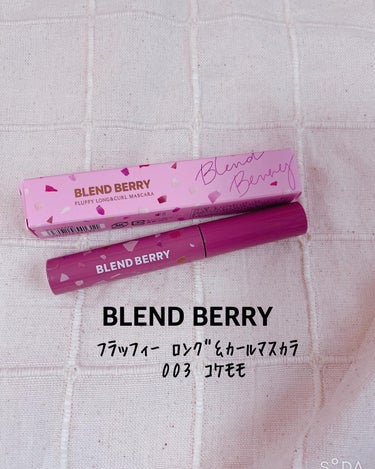 フラッフィー ロング＆カール マスカラ/BLEND BERRY/マスカラを使ったクチコミ（1枚目）