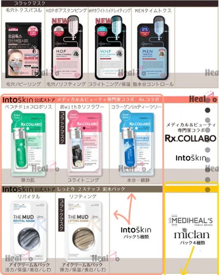 H.D.P ポアスタンピング ブラックマスクEX./MEDIHEAL/シートマスク・パックを使ったクチコミ(3枚目)