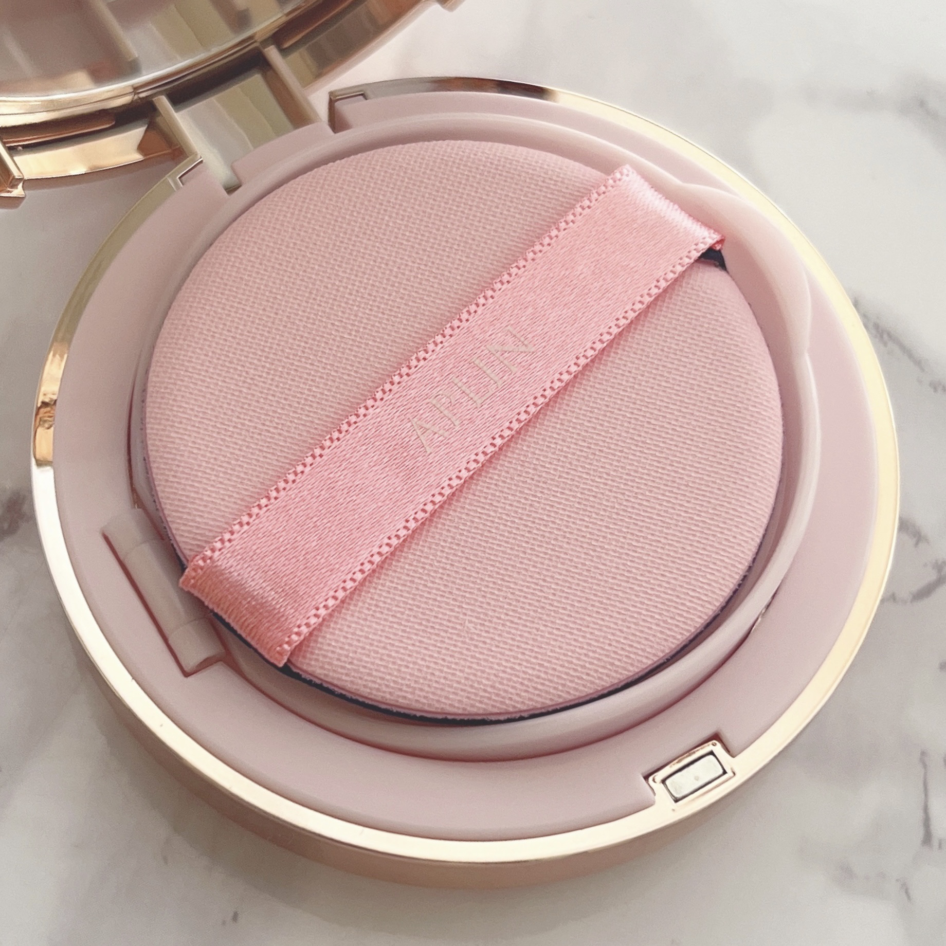 ピンクティーツリーカバーアップグロウクッション/APLIN/クッションファンデーションを使ったクチコミ（2枚目）