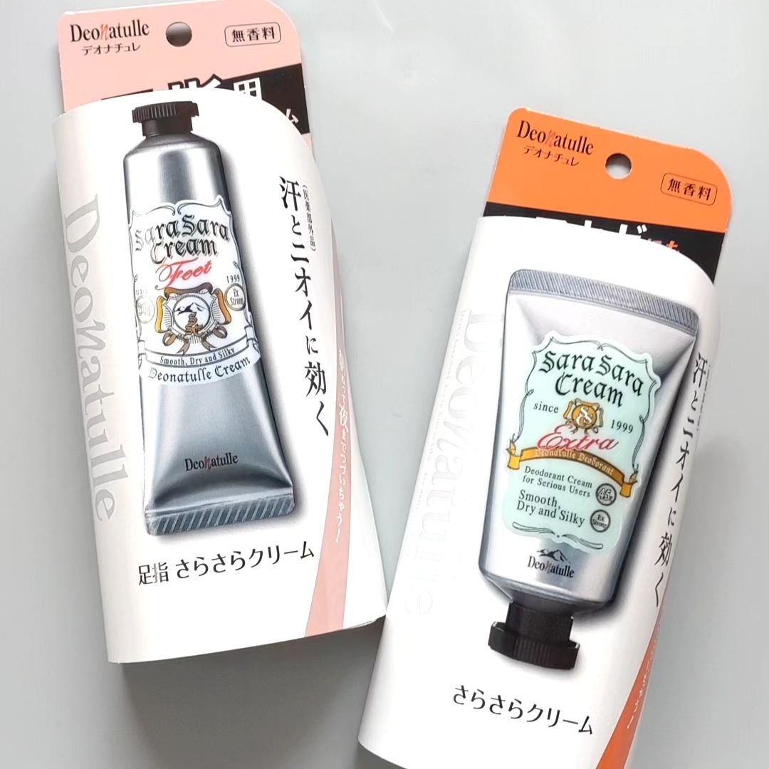 薬用足指さらさらクリーム/デオナチュレ/デオドラント・制汗剤を使ったクチコミ（1枚目）