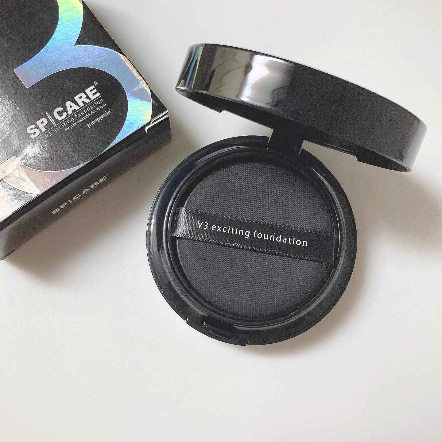 V3 エキサイティングファンデーション/SPICARE/クッションファンデーションを使ったクチコミ（2枚目）