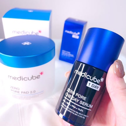 ちゃる♡ on LIPS 「medicube💙毛穴収縮ZEROLINE💙✔ゼロ毛穴パッドヒ..」(4枚目)