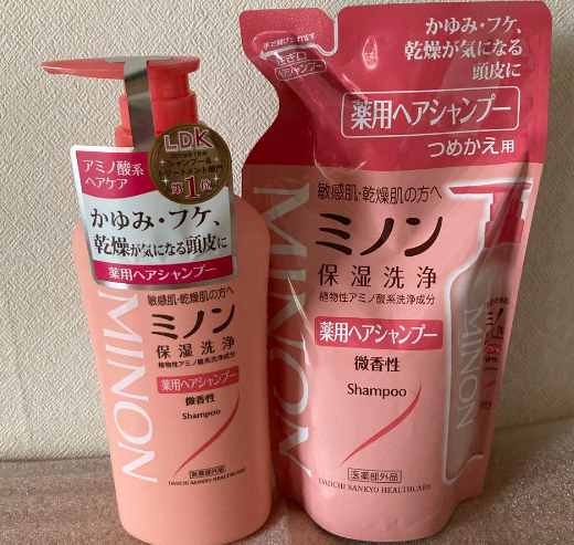 ミノン薬用ヘアシャンプー／薬用コンディショナー/ミノン/市販シャンプーを使ったクチコミ（1枚目）