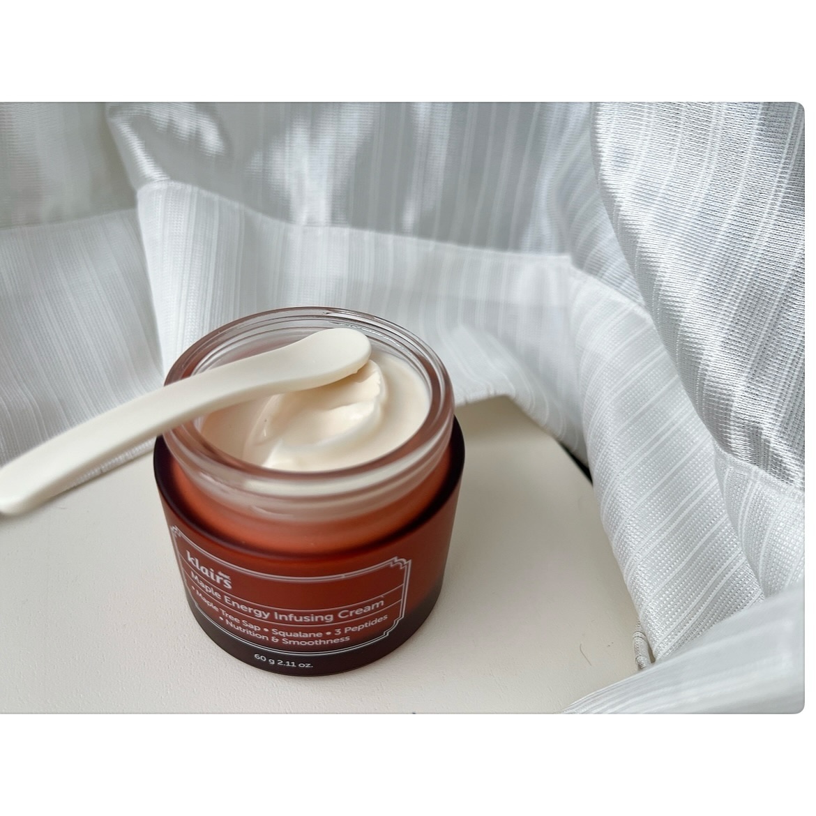 メープルエナジーインフュージングクリーム/Klairs/フェイスクリームを使ったクチコミ（2枚目）