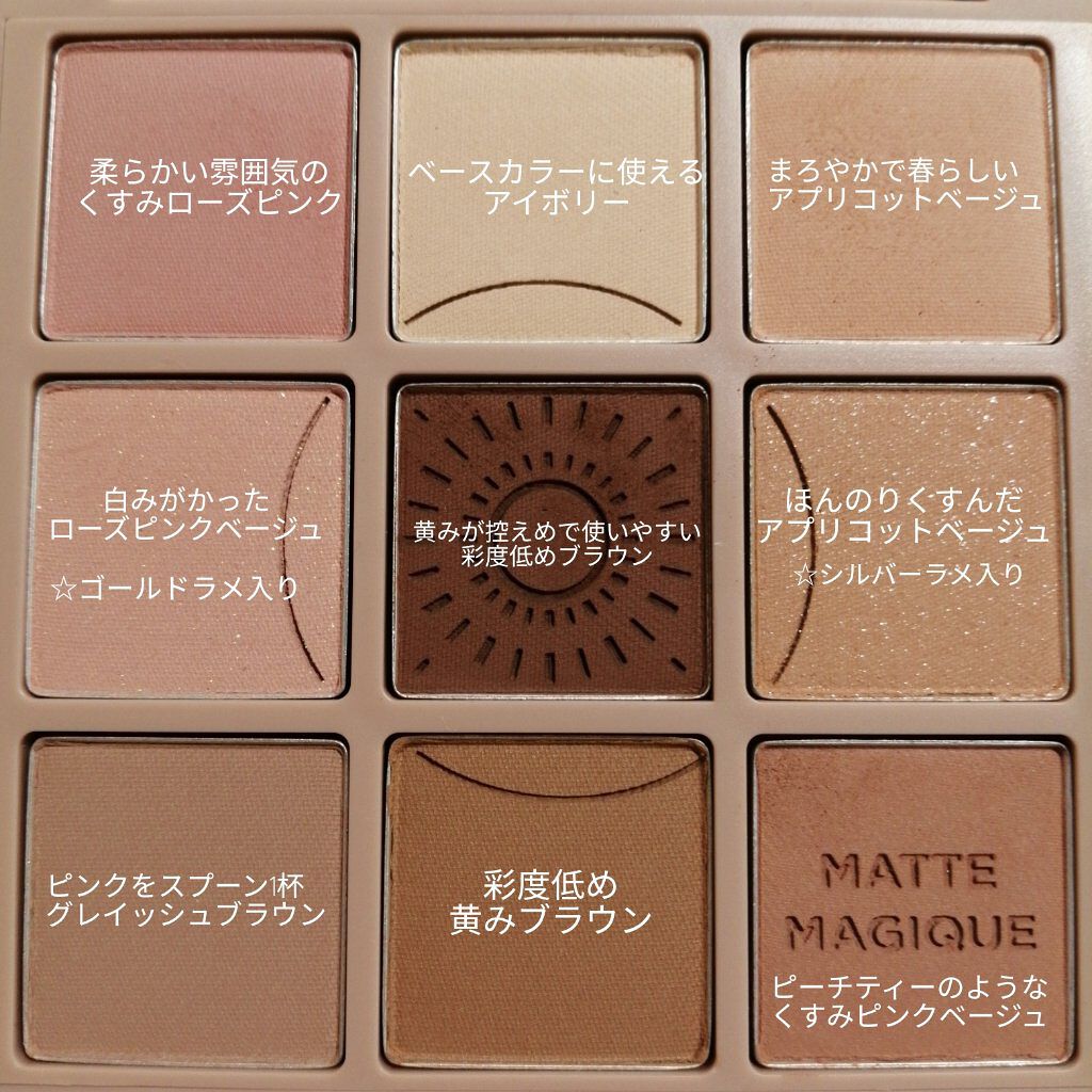 マイフェイブムードアイパレット 9カラー/HOLIKA HOLIKA/アイシャドウパレットを使ったクチコミ（3枚目）