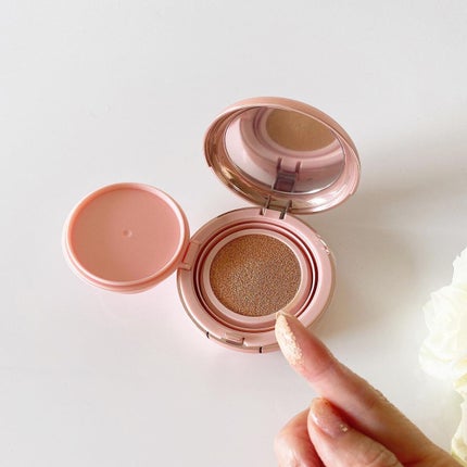 ハイパーカバーフィットクッション ピンク(桜エディション)/APRILSKIN/クッションファンデーションを使ったクチコミ(2枚目)