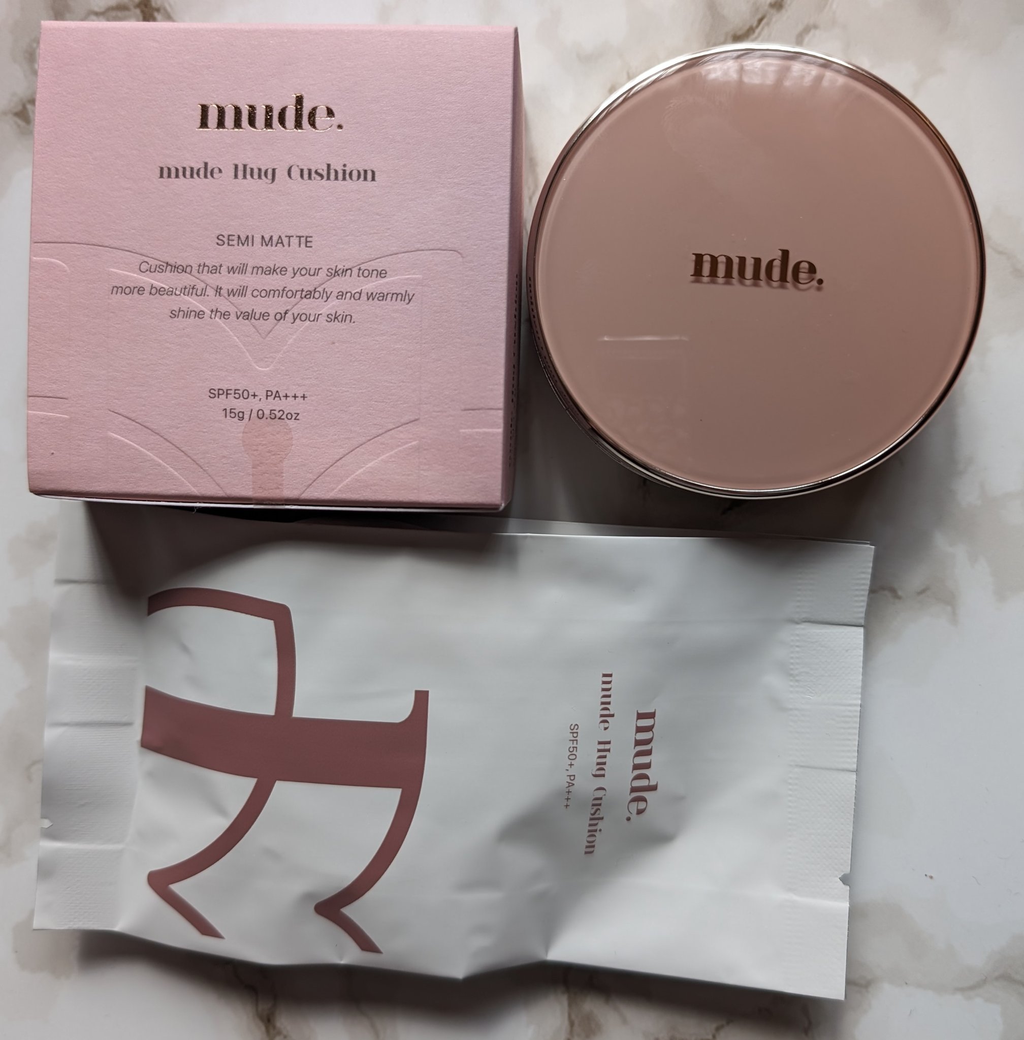 ハグクッション/mude./クッションファンデーションを使ったクチコミ（1枚目）