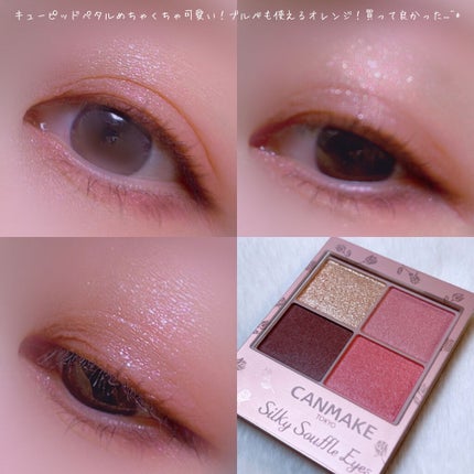 シルキースフレアイズ(マットタイプ)/キャンメイク/アイシャドウパレットを使ったクチコミ(7枚目)