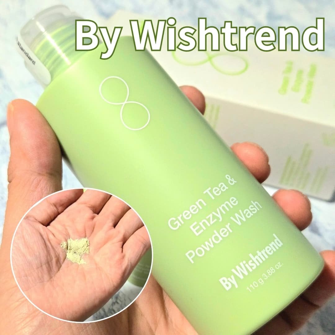 グリーンティー&エンザイムパウダーウォッシュ/By Wishtrend/洗顔パウダーを使ったクチコミ(1枚目)
