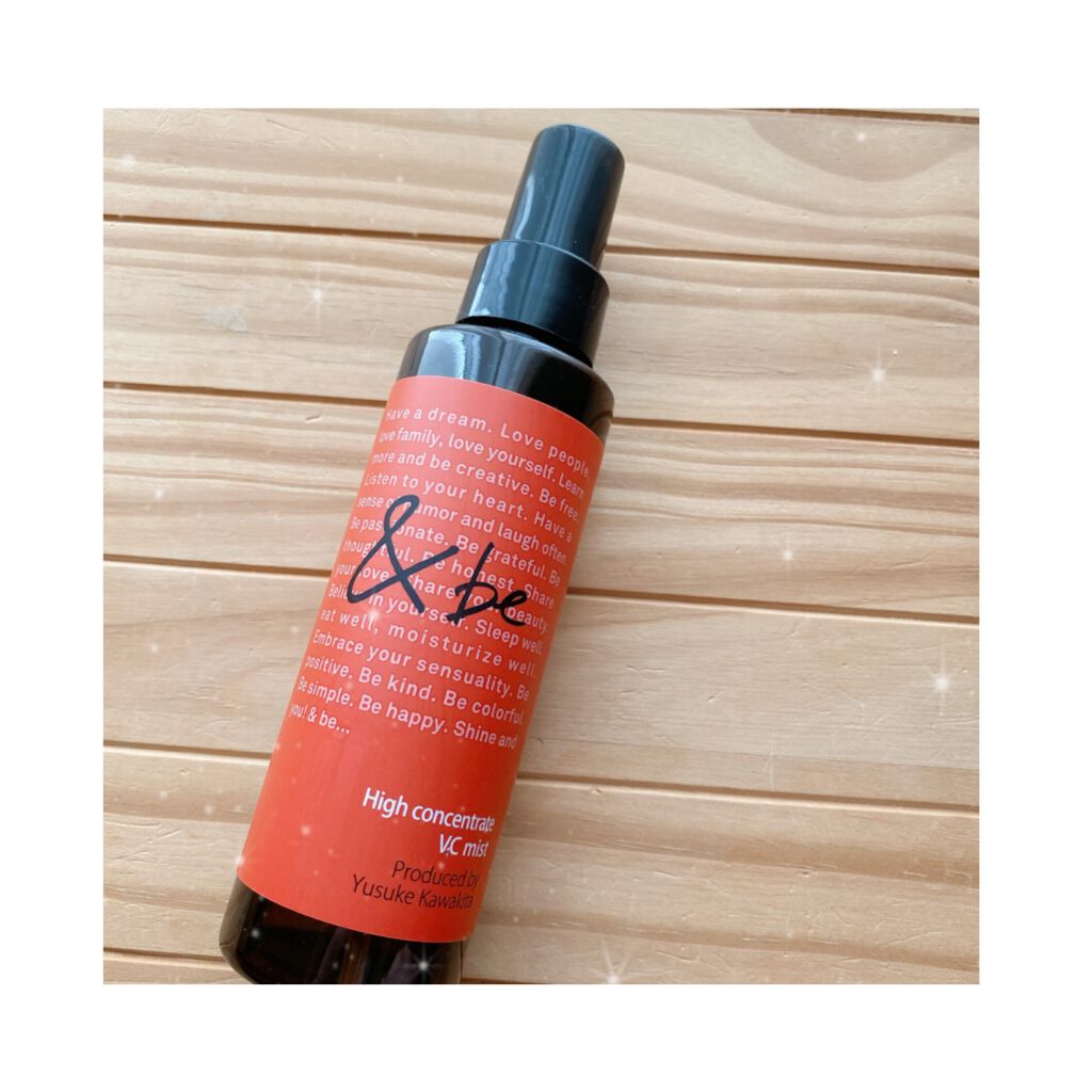 ハイコンセントレイト VC ミスト/＆be/ミスト状化粧水を使ったクチコミ（2枚目）