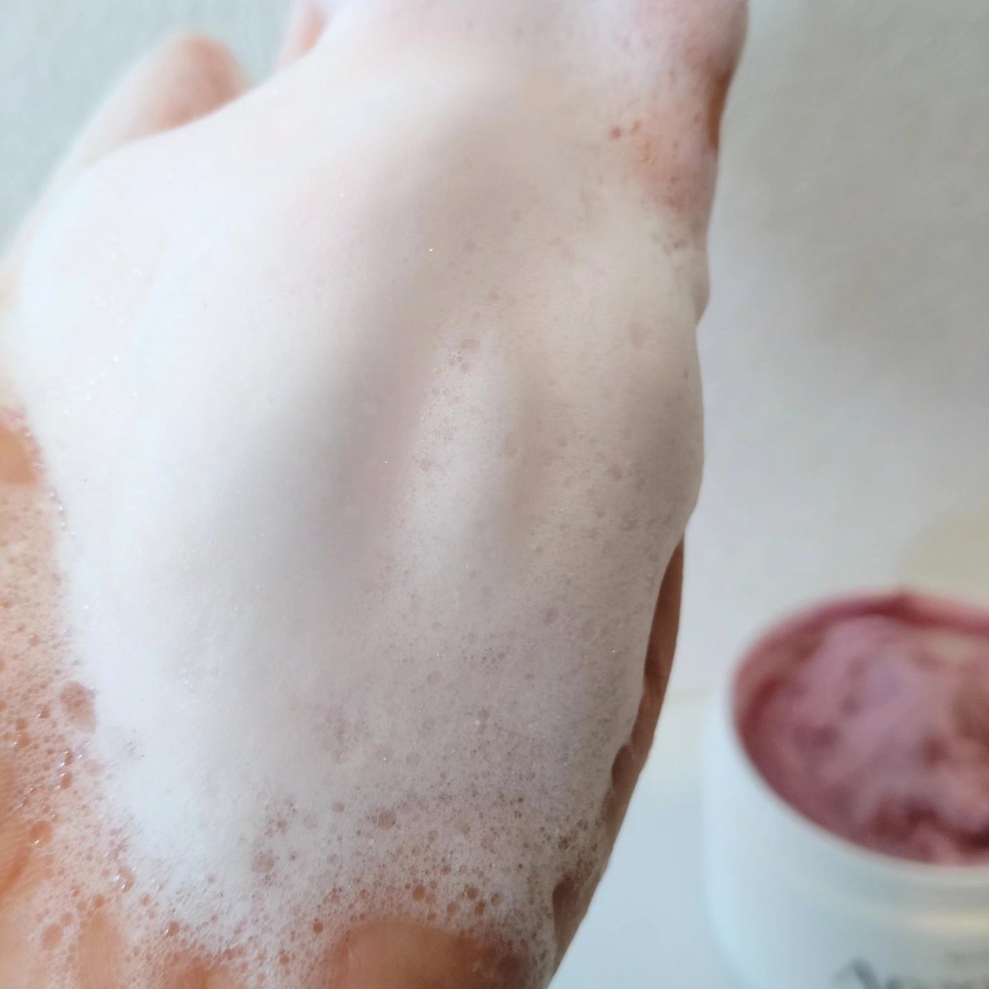 アレンシアフレッシュもちソープ「ロイヤルローズヒップ」/アレンシア/その他洗顔料を使ったクチコミ(5枚目)