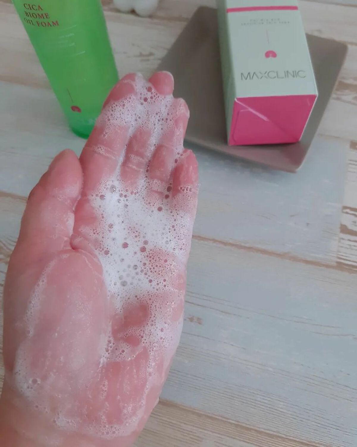 シカバイオームオイルフォーム/MAXCLINIC/オイルクレンジングを使ったクチコミ(6枚目)