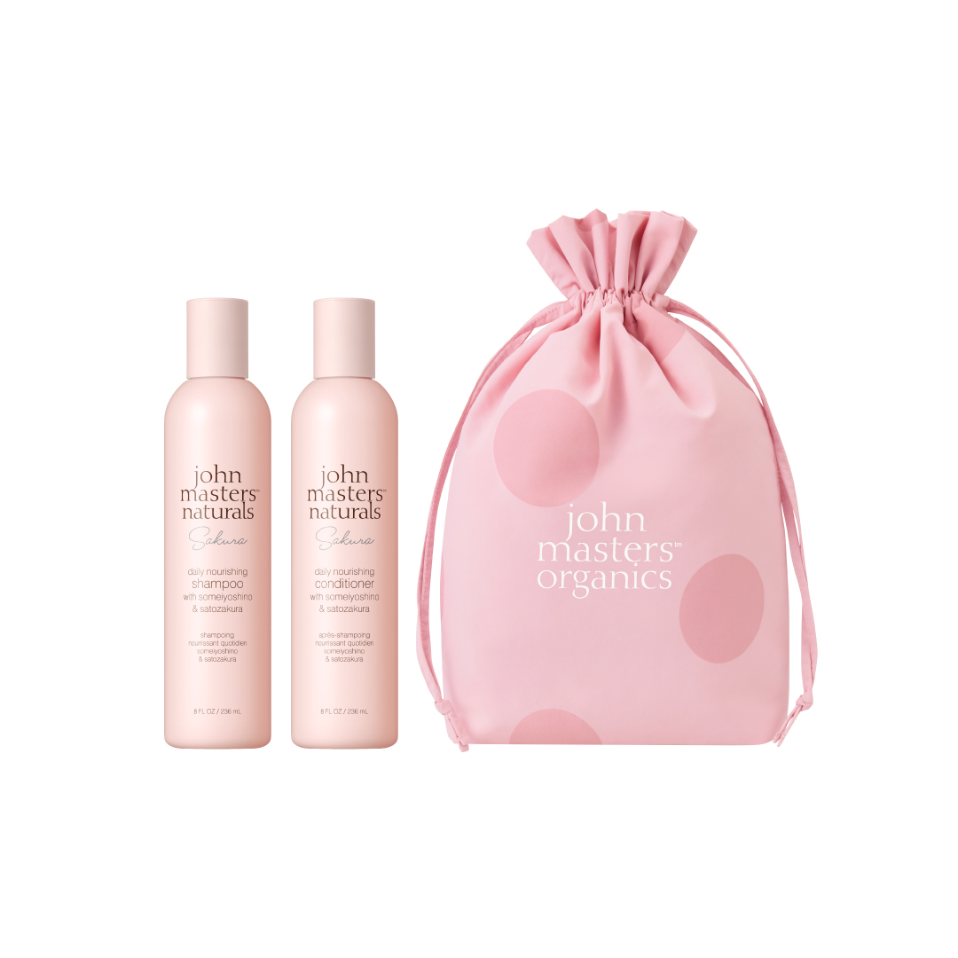 john masters organics sakura hair care set