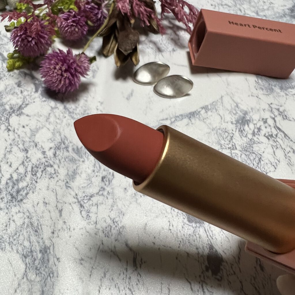 ドットオンムードマット/Heart Percent/口紅を使ったクチコミ（2枚目）