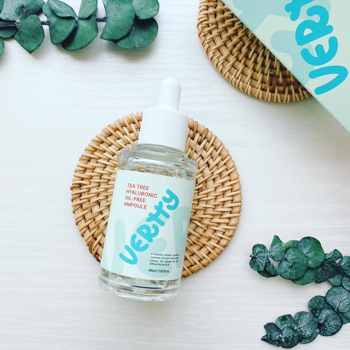 ティーツリーヒアルロン酸オイルフリーアンプル/Vertty/美容液を使ったクチコミ（1枚目）