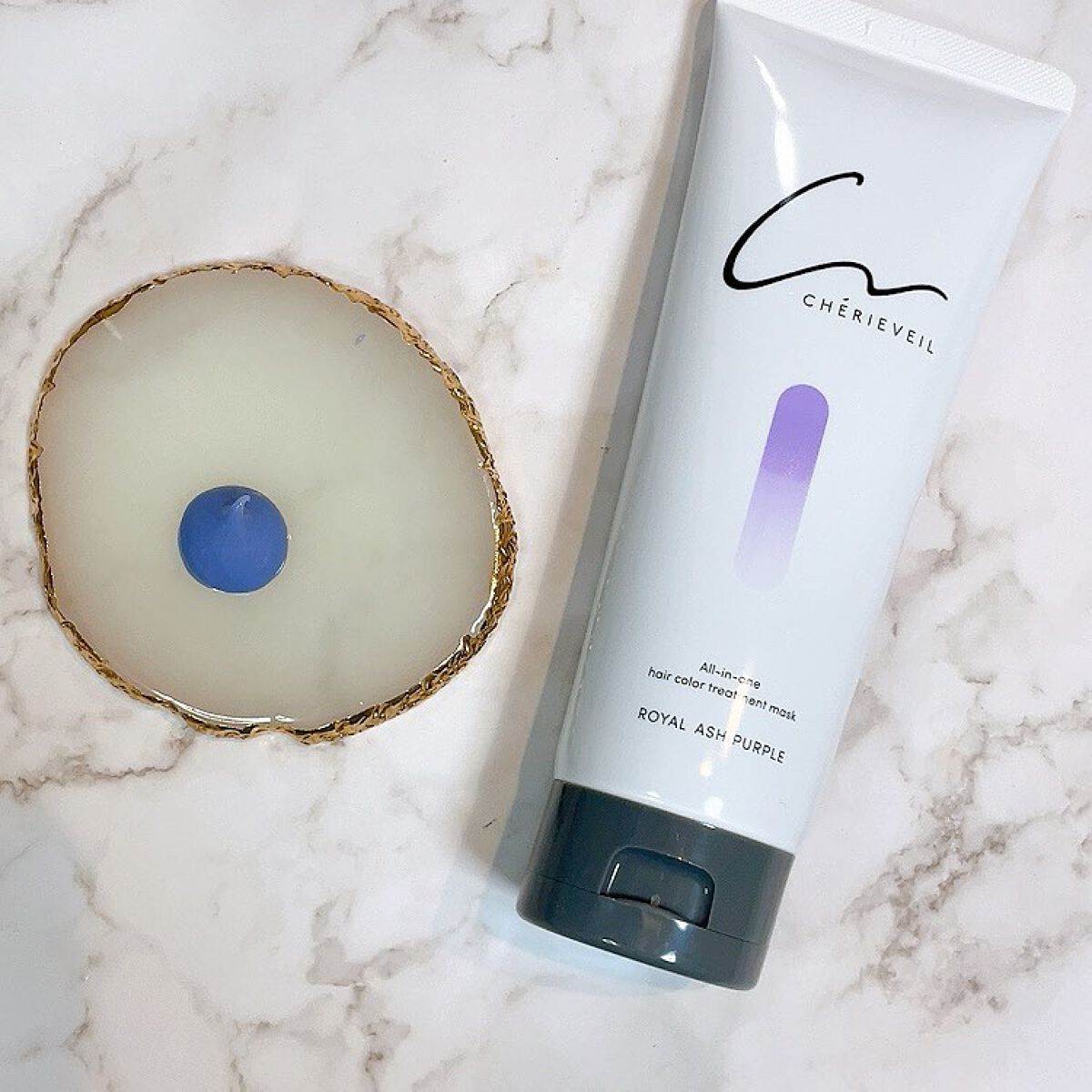 オールインワンヘアパック/シェリーヴェール/ヘアカラーを使ったクチコミ（3枚目）