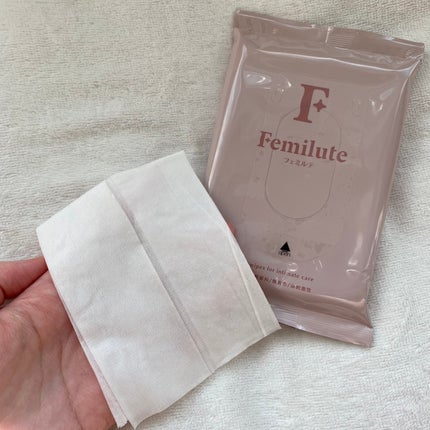 ふきとりシート/Femilute/デリケートゾーンケアを使ったクチコミ(5枚目)