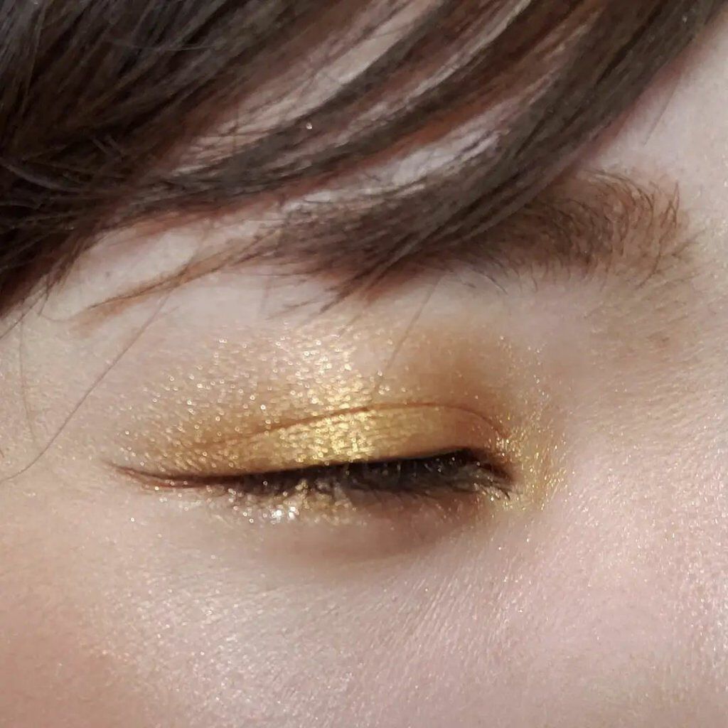 ポップ パウダージェル アイシャドウ/SHISEIDO/単色アイシャドウを使ったクチコミ（2枚目）