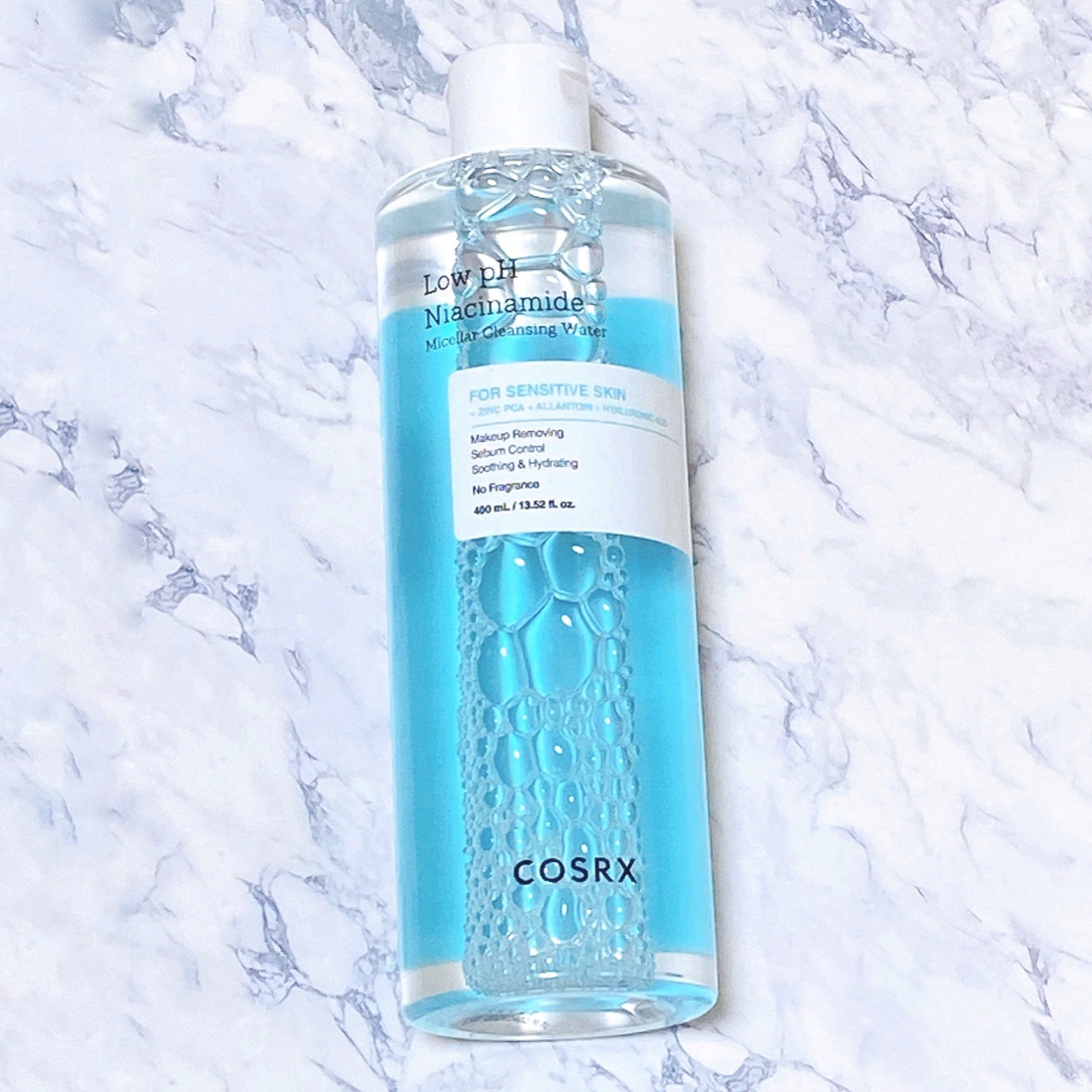 弱酸性 ナイアシンアミド ミセラークレンジングウォーター/COSRX/クレンジングウォーターを使ったクチコミ（1枚目）